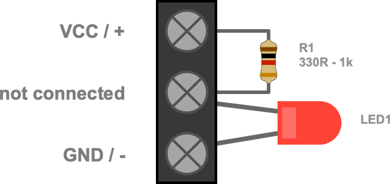 Aufbau: Auto Power Off für Mikrocontroller