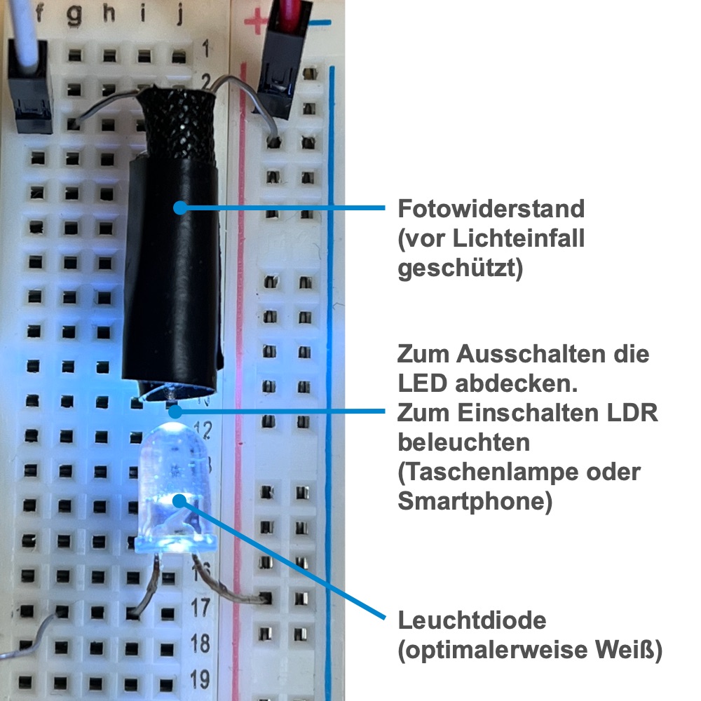 Aufbau: Zauberlicht