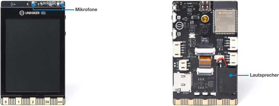 Unihiker K10: Mikrofon und Lautsprecher programmieren
