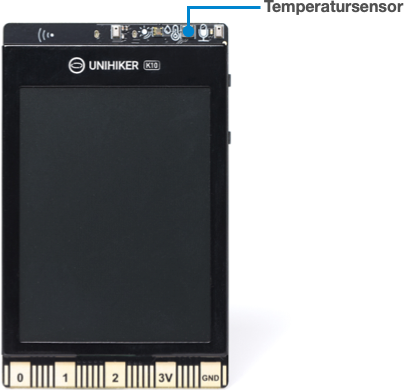 Unihiker K10: Temperatursensor programmieren