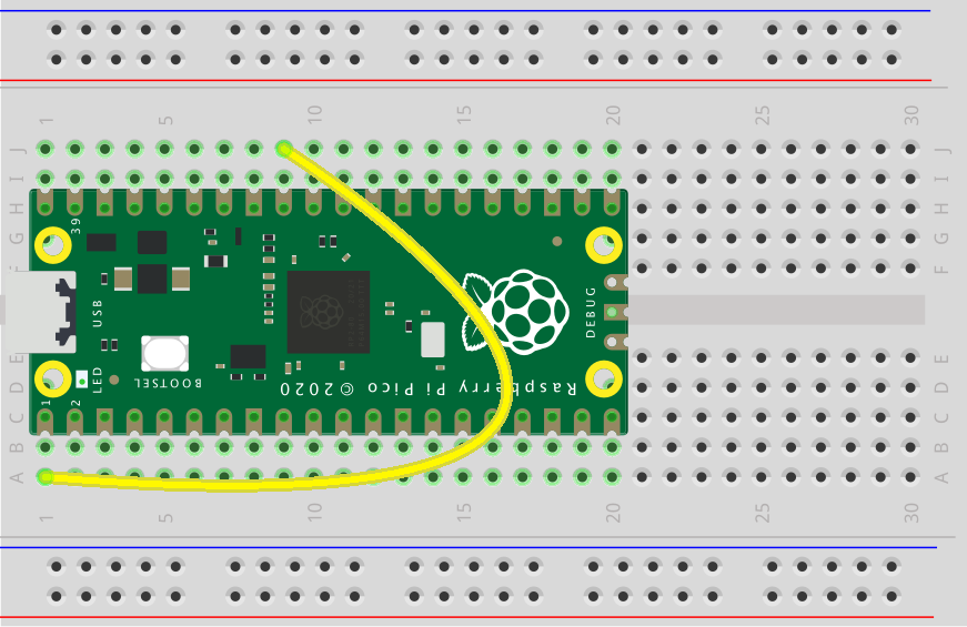 Aufbau: Raspberry Pi Pico als Oszilloskop