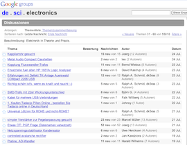 Titelbild für "15 Jahre de.sci.electronics"