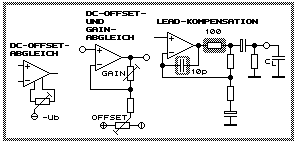 Operationsverstärker II: Die Gain-/Offsetabstimmung und die kapazitive Belastung (Lead-Kompensation)