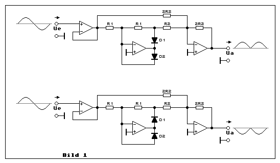 Der Synchron-Gleichrichter (Opamp, Komparator, Analog- Schalter