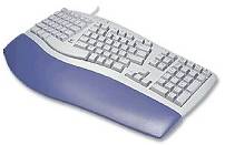Moderne Ergonomie-Tastatur