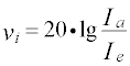 Formel zur Berechnung des Stromdämpfungsmaßes