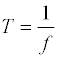 Formel zur Berechnung der Periodendauer T