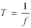 Formel zur Berechnung der Periodendauer