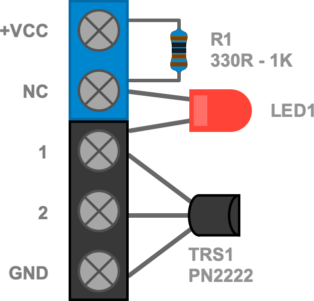 Aufbau: Durchgangspr&uuml;fer