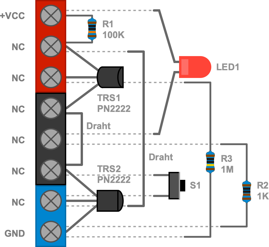 Bausatz: Stromausfall-Monitor bei Abwesenheit OHNE Mikrocontroller