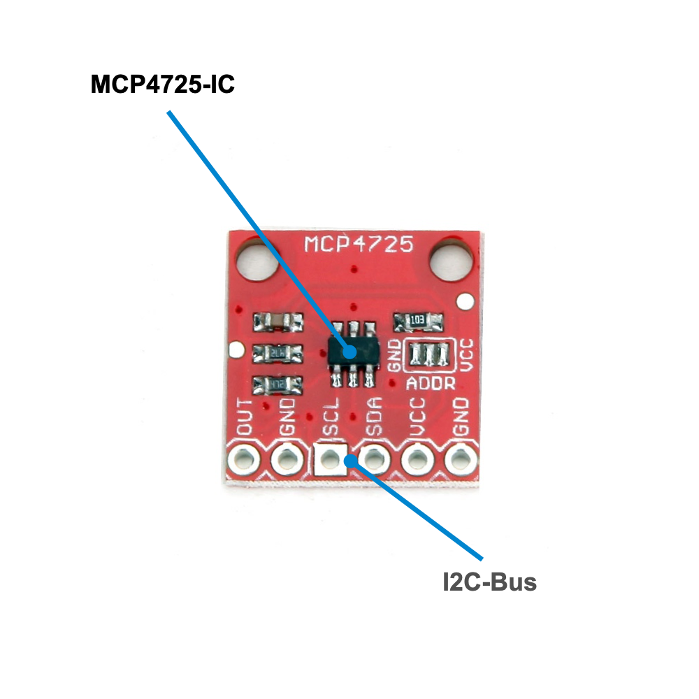 MCP4725 - DAC-Modul