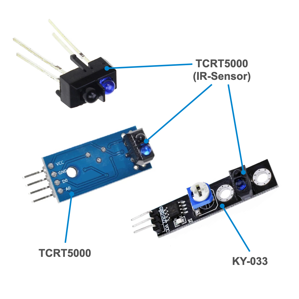 KY-033 - TCRT5000 - Infrarot-LED-Sensor