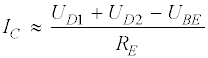 Formel für den Konstant-Strom